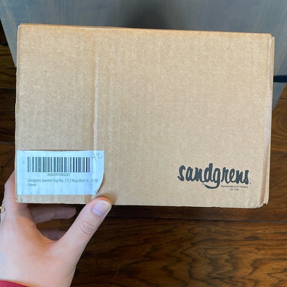 Sandgrens Handmade Wooden Clog, size 38 EU - BRAND NEW, NEVER WORN - Picture 5 of 5